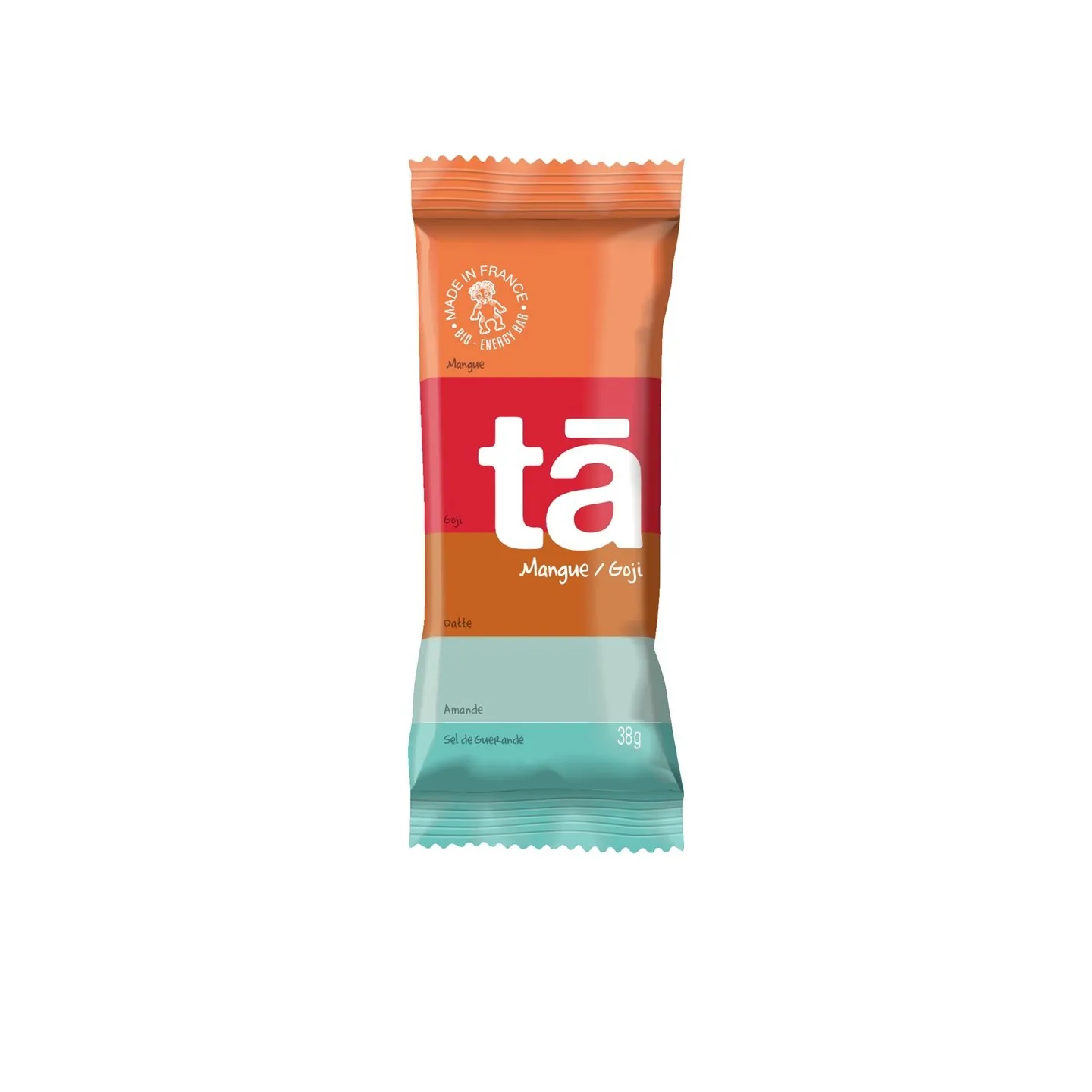 Barre Energétique BIO 38g - Mangue/Goji