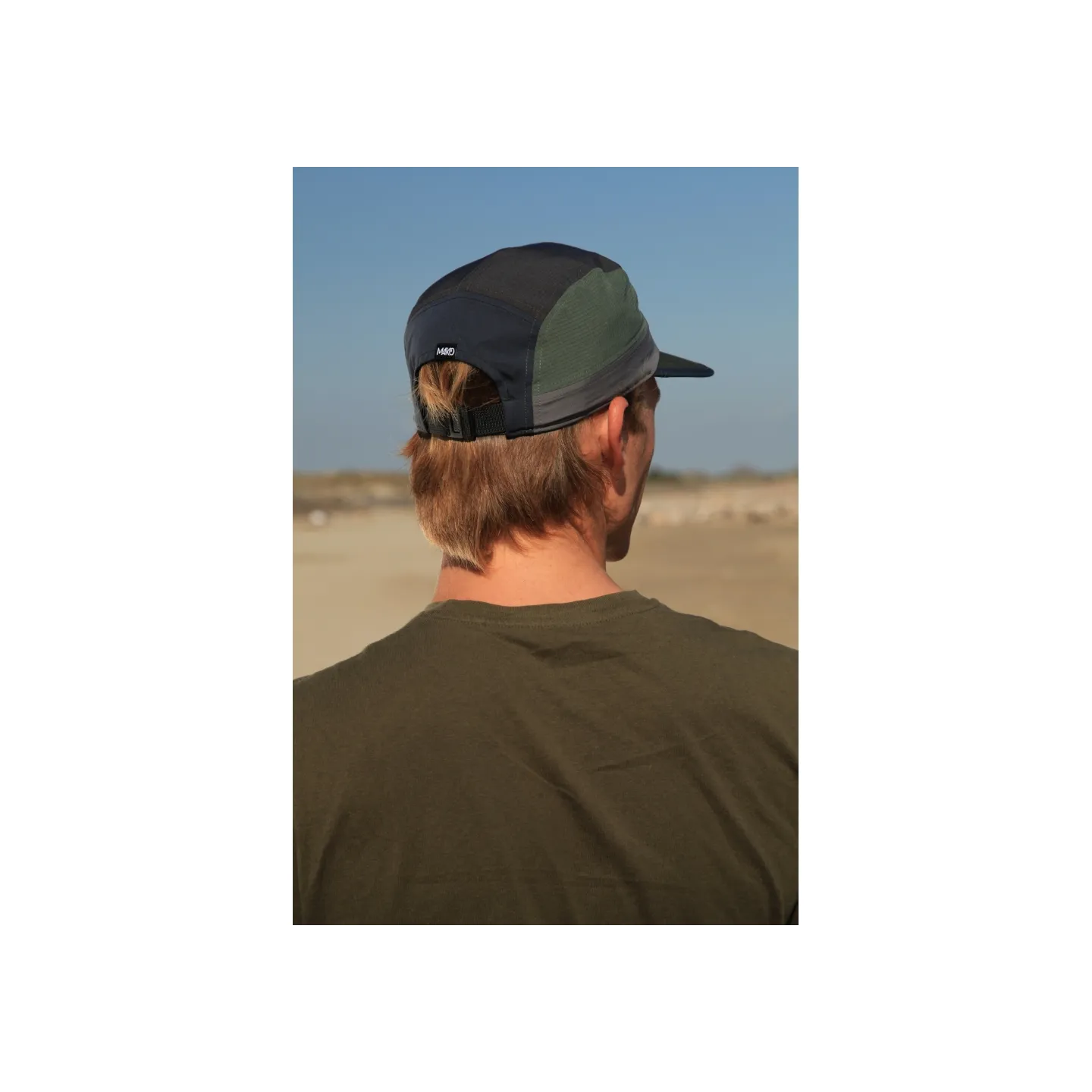 Casquette Course à pied MAKO KHAKI