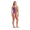 MAILLOT DE BAIN ARENA FEMME PAINTERS STRIPE SWIMSUIT BLACK MULTI