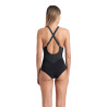 Maillot de Bain ARENA Femme SWIMSUIT SILVIA CROSS BACKBLACK-NIGHT GREY-WHITE