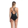 Maillot de Bain ARENA Femme SWIMSUIT SILVIA CROSS BACKBLACK-NIGHT GREY-WHITE
