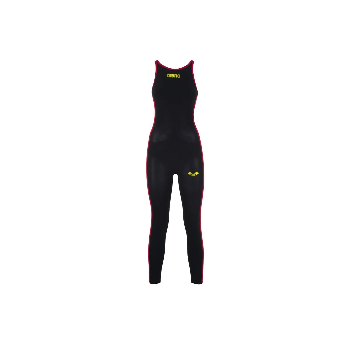 Combinaison femme EAU LIBRE R-EVO + Dos Fermé Black Fluo Red