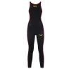 Combinaison femme EAU LIBRE R-EVO + Dos Fermé Black Fluo Red