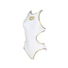 Maillot de bain femme One Biglogo White Gold