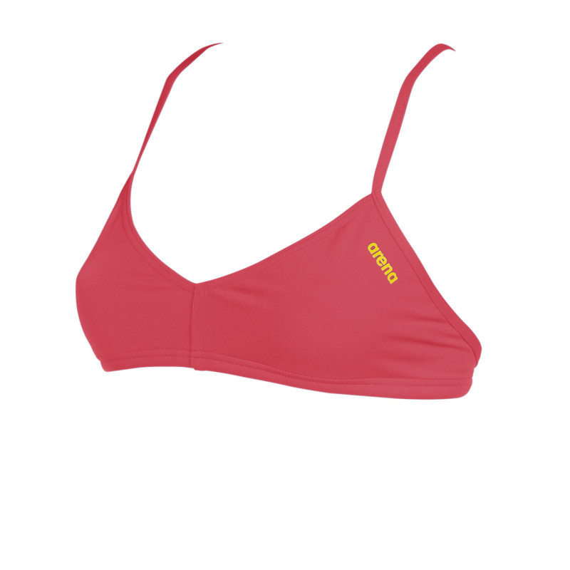 Live Top Haut de Maillot de Bain Fluo Red