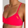 Live Top Haut de Maillot de Bain Fluo Red
